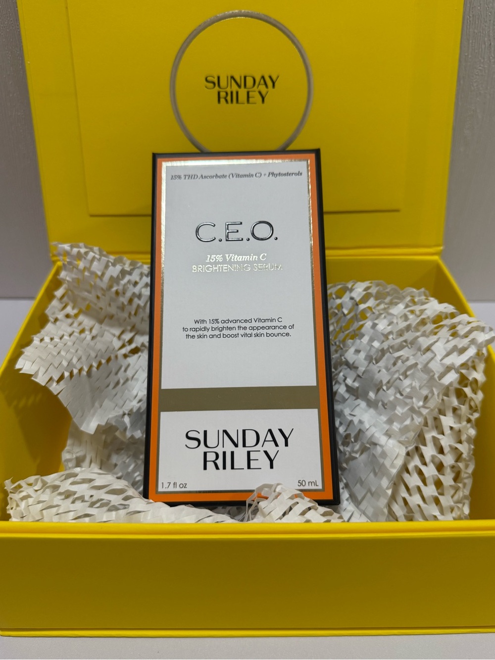 Sunday Riley C.E.O. 15% Vitamin C Brightening Serum Anti-Aging 1.7 oz